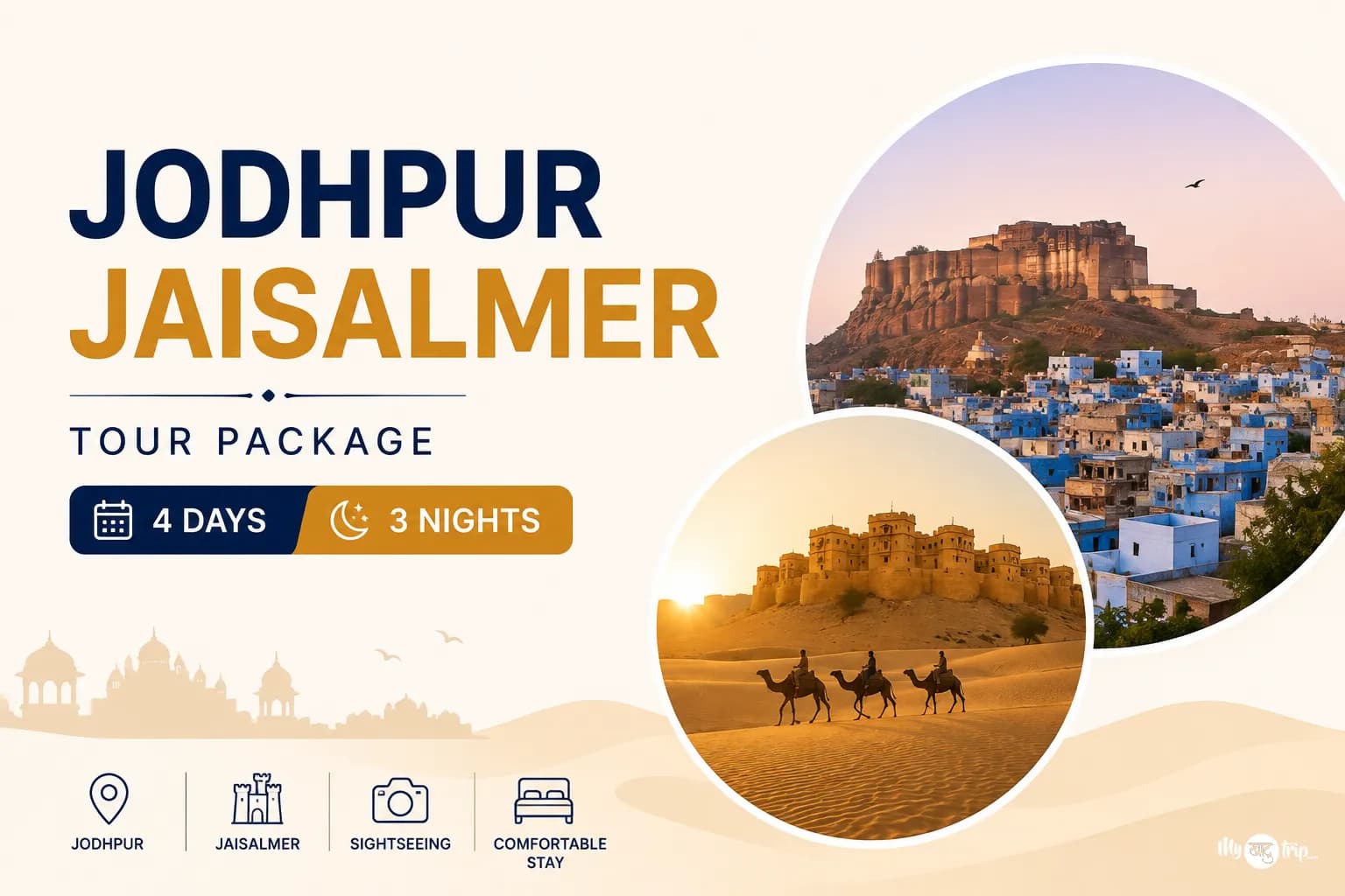 Jodhpur Jaisalmer Tour Package 4 Days 3 Nights